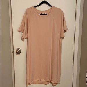 American Eagle T-Shirt Dress - Raw Edge Hem